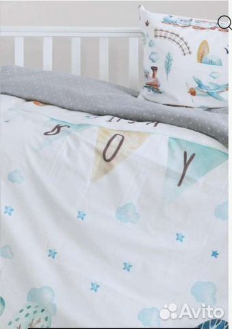 Белье постельное в детскую кроватку
