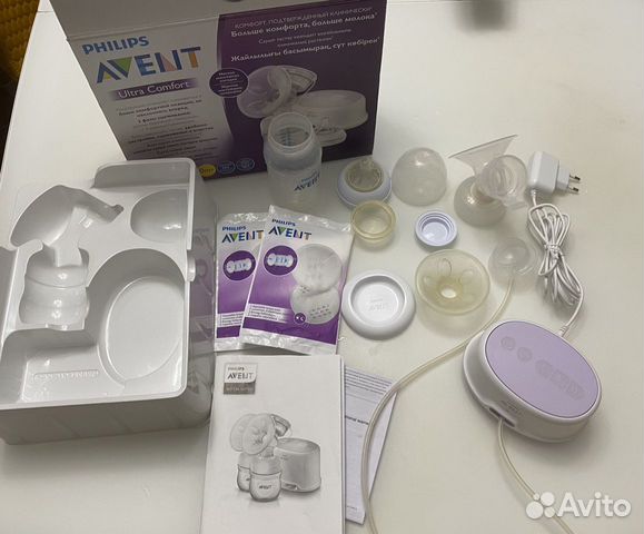 Молокоотсос avent электрический