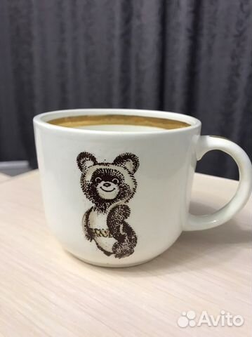 Чашка Бокал Кружка Олимпийский Мишка