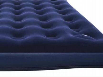 Надувная кровать матрас с насосом встроенным новый