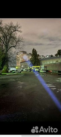 Мощный фонарь прожектор Белый лазер