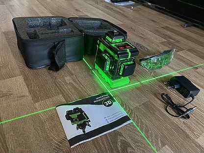 Новый Лазерный уровень 3D 12 лучей