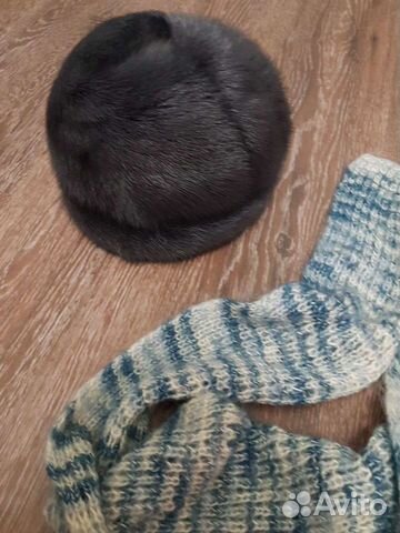Норковая шапка берет