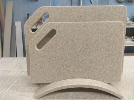 Доска разделочная из искусственного камня, полочки