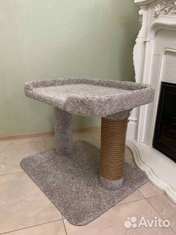 Когтеточка с лежанкой для кошек