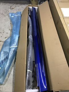 Накладки порогов AMG mercedes-benz GLE-Class W167