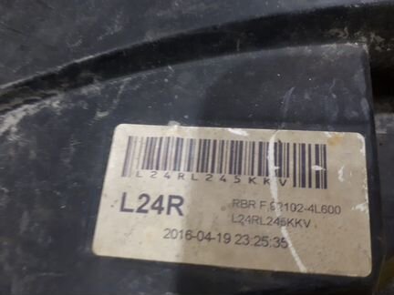 Фара правая Hyundai Solaris 1 2014-2017 921024L600