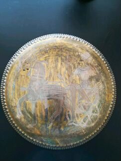 Настенная тарелка. СССР. Египетская Колесница