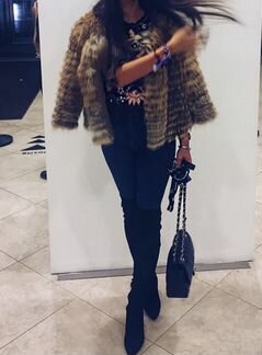 Шуба из лисы