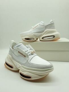 Кожаные кроссовки Balmain