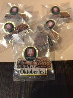 Значки Oktoberfest spaten paulaner