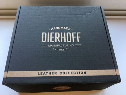 Ремень новый Dierhoff, натуральная кожа