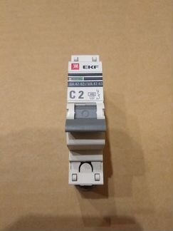 Выключатель автоматический однополюсный EKF 2А С в