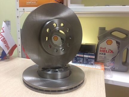 Диск тормозной передний Skoda Octavia 3 А7 диски