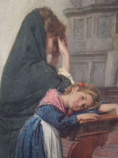 Пассини Л. 1872г. Молящаяся венецианка Оригинал