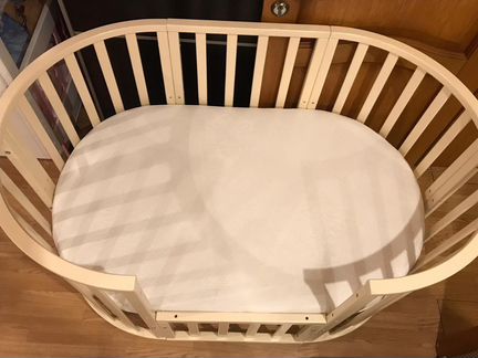 Детская кровать трансформер круглая