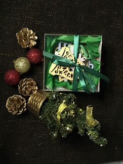 Ёлочные игрушки из дерева