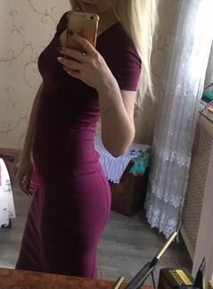 Платье летнее с разрезом