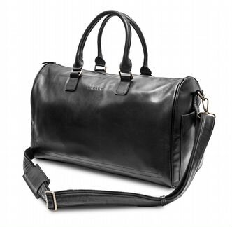 Кожаная дорожная сумка Hadley Lanfort Black