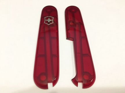 Накладки для ножа Victorinox 84 мм (Красные)