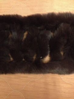 Шарфик из меха кролика