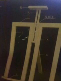 Мольберт художественный настольный