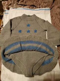 Вязаное платье