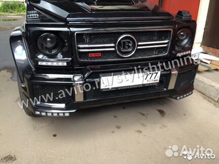 Юбка brabus 2017 уголки Mercedes G 463