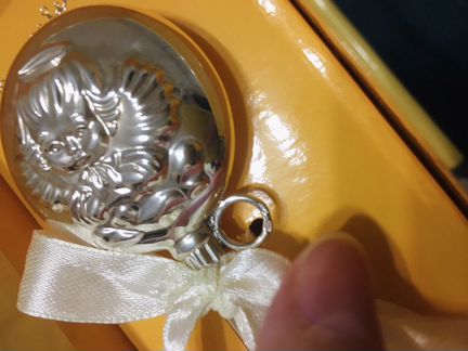 Погремушка «Ангел» серебро 925 новая