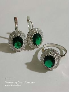 Комплект серебро 925 пробы