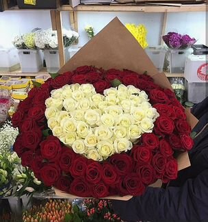 Букет из 101 розы