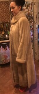 Норковая шуба длинная 