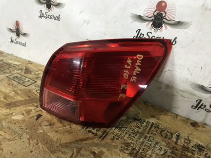 Фонарь задний правый Nissan Qashqai J10