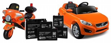Аккумулятор для детского электромобиля 6V 12V