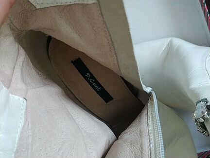 Ботильоны белые P. Cont