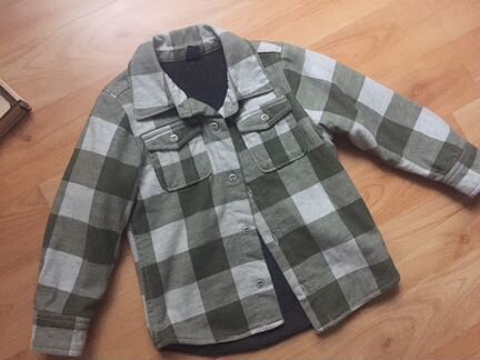 Утеплённая рубашка на весну Gap на 3 года