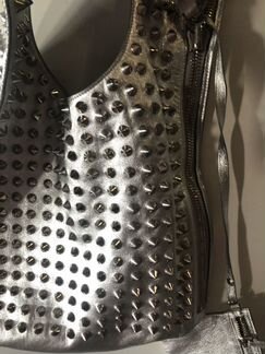 Сумка Том Форд Серебро шипы Tom Ford