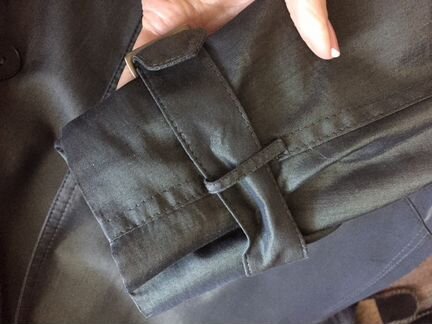 Плащ Тренч темно-зеленый