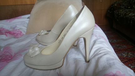 Туфли кожаные свадебные