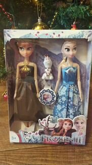 Куклы Эльза и Анна Холодное сердце 2в1