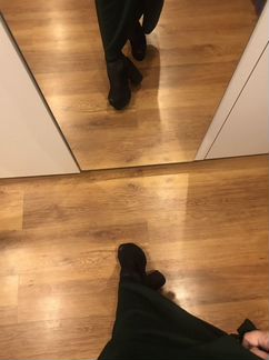 Туфли на широком каблуке