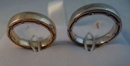 Свадебные кольца золото 750 Damiani Brad Pitt