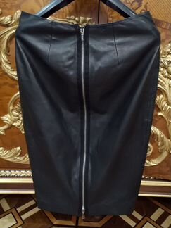 Юбка жен, натуральная кожа