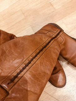 Сапоги нат кожа