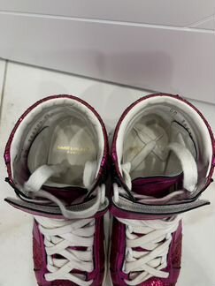 Кеды saint laurent розовые оригинал