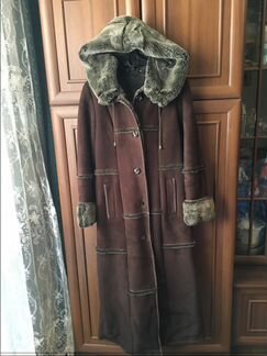 Дубленка длинная