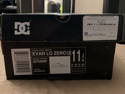 Dc shoes. Evan Lo Zero