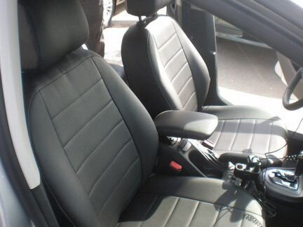 Модельные чехлы Пежо 408 из экокожи