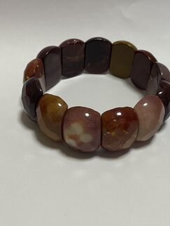 Колье (бусы) и браслет из австралийской яшмы