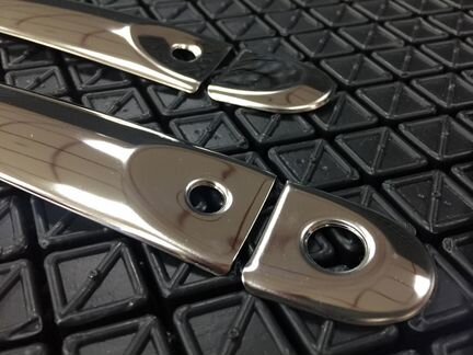 Хром накладки на ручки дверей для Nissan Juke